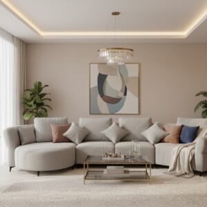 Plush Curve Sectional Sofa