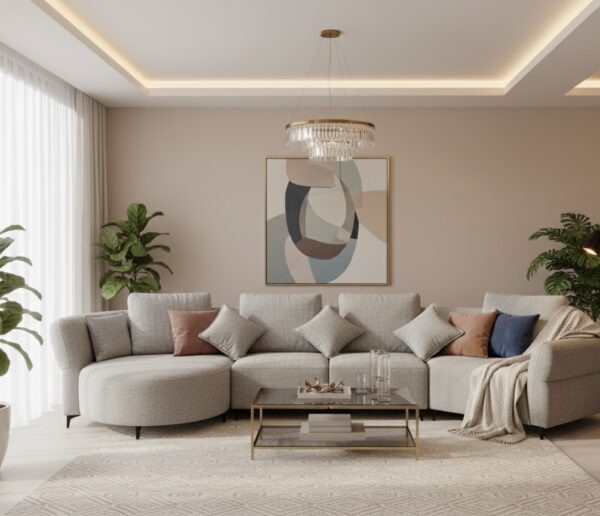 Plush Curve Sectional Sofa